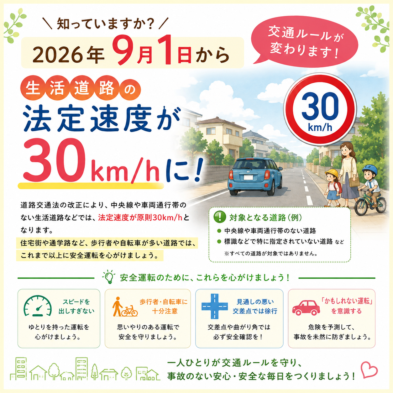 道路交通法が変わります